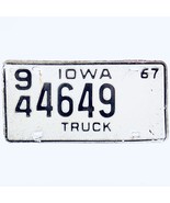 1967 United States Iowa Webster County Truck License Plate 94 4649 - $261.24 MXN