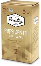 Paulig Presidentti Gold Label Filter Ground Coffee 500g, 6-Pack - £81.32 GBP