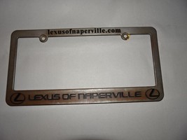 Lexus of Naperville Dealer License Plate Frame Plastic - $342.97 MXN