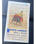 Bullfighting Advertisement Flyer – 5.5 x 9&quot; - Plaza de Nuevo Laredo #5 - $12.99