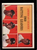 1961 Topps #42 SKOWRON/MINOSO/RUNNELS Ex Al Batting Leaders *NY12172 - $6.13