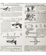 1922 Combinations Squares Bevels Advertisement NT Bushnell Tool Catalogu... - $34.26 CAD