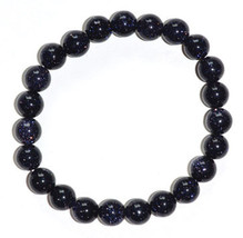 8mm Blue Goldstone Bracelet - £35.86 GBP