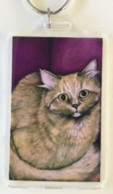 Large Cat Art Keychain - Martha - $8.00