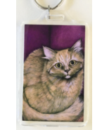 Large Cat Art Keychain - Martha - £6.32 GBP