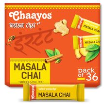 Chaayos Spiced Chai Tea Latte Instant Powdered Mix - Pack of 36|Instant ... - $32.90