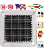 Commercial 1/4-Inch Stainless Steel Vegetable Chopper Blade for Quick Di... - $1,015.29 MXN