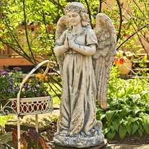 Zaer Ltd. Large Magnesium Angel Statues (Outdoor Safe) (36T Praying Ang... - £290.00 GBP