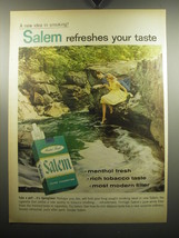 1957 Salem Cigarettes Advertisement - A new idea in smoking! - £14.55 GBP