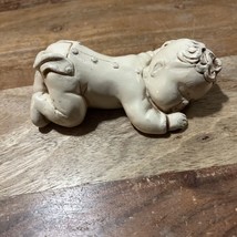 Vintage Chalkware Sleeping Baby  Unpainted 1945 Elaine Carlock - $15.79