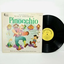 1959 Walt Disney&#39;s Pinocchio Disneyland Record DQ-1202 Motion Picture So... - $19.79