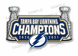Tampa Bay Lightning 2020-2021 Champions  &quot; Precision Cut Decal - £3.15 GBP+