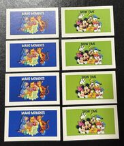 Disney Edition Monopoly Replacement Pieces: 4 Magic Moments + 4 Show Tim... - $2.84