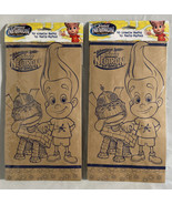 Jimmy Neutron Vintage Lunch Sack Bags 2 NOS Sealed Packs. Nickelodeon Bo... - £11.59 GBP