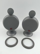 Morel SA-2 Satellite Speakers Pair Silver As Is For Parts / Repair - £109.45 GBP