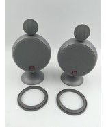 Morel SA-2 Satellite Speakers Pair Silver As Is For Parts / Repair - £109.20 GBP