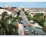 Bay Street View Nassau Bahamas UNP Unused 1950s Chrome Postcard P7 - $3.91