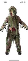 Spirit Of Halloween Swamp Skeleton Zombie Costume Kids Large - $198.40 MXN
