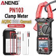PN103 6000 Counts Digital Clamp Meter Multimeter 600A AC Current AC/DC Voltage T - £50.61 GBP