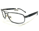 Robert Mitchel Eyeglasses Frames RMS 6008 GM Black Gray Rectangular 62-1... - $41.88
