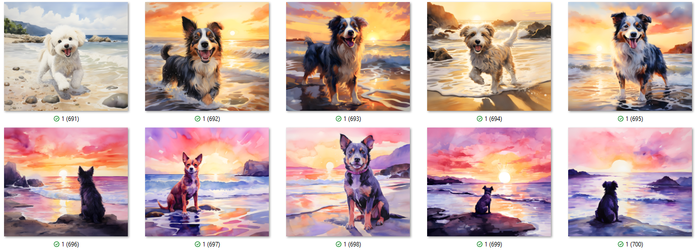 Cat & Dog Sublimation Ready To Press Transfer Prints Bundle Of 10 Transfer Desig Item image 15