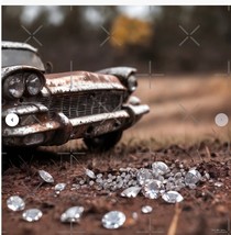Diamonds and Rust Poster - 33.1&quot; x 33.1&quot; - Semi Gloss - €32,94 EUR