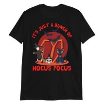 PersonalizedBee It&#39;s Just a Bunch of Hocus Pocus T-Shirt Halloween Costume Funny - £14.61 GBP+