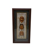 Korean Hahoe Byeolsin Exorcism Masks Framed Shadowbox - $29.39