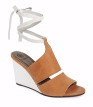 COCLICO Sandals - Jewel Platform Wedge Lace Up Strap Sandal 100% Leather... - $34.99