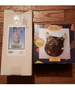 Chicken Potpourri Holder and 4 Wooden Kitchen Utensils in a decorative h... - $11.92