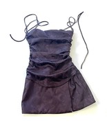 House of CB Melia Jacquard Corset Mini Dress Nightshade Purple - £165.97 GBP