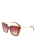 New Calvin Klein CK-22516S 261 Crystal Caramel Sunglasses w/Gradient Bro... - $89.05