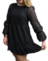Very J long sleeve dress Black - $23.00