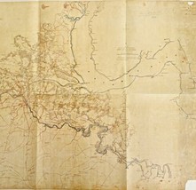 Map Potomac Army Civil War Reproduction 2004 23.5 x 18.5&quot; Military Histo... - $29.99