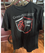Game of Thrones  T Shirt  GOT  &quot;Half-Shield&quot;  Black Licensed Shirt HBO  ... - $16.81