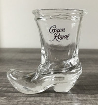 Crown Royal Boot Shaped Collectible Souvenir Shot Glass 3” Tall Scotch Whiskey - £8.74 GBP