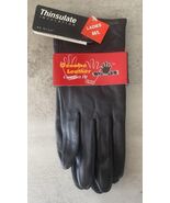 Thinsulate insulation 40 gram ladies size medium/large black 100% leathe... - $269.50 MXN