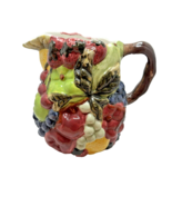 Block Country Orchard Ceramic Exterior Painted  Fruit Pitcher - $24.40 CAD