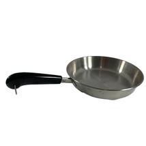 VTG Revere Ware 9&quot; 23 cm Skillet Fry Frying Pan Stainless Steel Tri Ply No Lid - £14.95 GBP