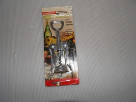 NOS Fairgrove No 934 Chrome Plated Lever Action Wing Corkscrew Bottle Op... - £10.18 GBP