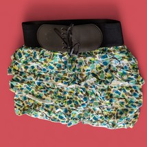 CYN Cynthia Mehra High Belt Elastic Waist Skirt Multicolor One Sz Combin... - $9.30