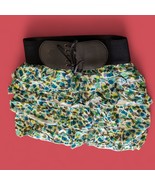 CYN Cynthia Mehra High Belt Elastic Waist Skirt Multicolor One Sz Combin... - $9.30