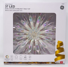 GE 785497 COLOR CHOICE 37 LED DUAL COLOR STARBURST TREE TOP 12&quot;, 8-IN-1 ... - £29.80 GBP