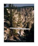 Grand Canyon Of Yellowstone River Falls Date Unknown 8 x 10 Color Glossy... - £10.30 GBP