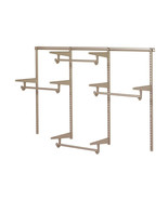 Knape &amp; Vogt 6 ft. Closet Culture Kit, Champagne Nickel - $456.25 CAD