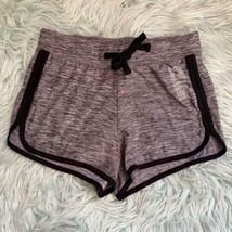 Justice Girls Athletic Short Size 10 Gray Space Dye Drawstring Waist Pul... - $9.90