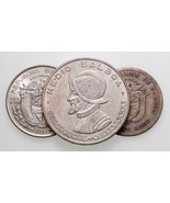 1905-1961 Panama Silver Coin  Lot of 3  KM# 3, 25, 26 - $940.83 MXN