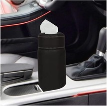 Zylinder Tissue Box PU Leder rund 50 Plus Tissues Container für Car Cup ... - £33.82 GBP