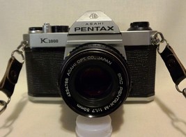 Pentax K1000 Manual Focus SLR Film Camera with Pentax 50mm Lens - £183.36 GBP