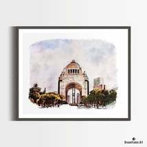 Premium Art Print Monument to the Revolution in Mexico City in Watercolo... - £29.86 GBP+